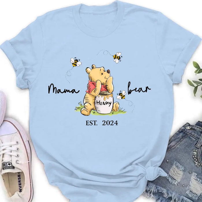 Custom Personalized Family Bear Baby Onesie/T-Shirt - Father's Day/Mother's Day Gift Idea