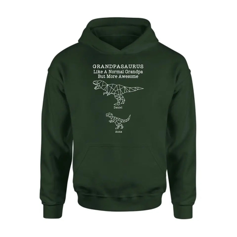 Personalized Dinosaur T-Shirt - Gift For Father's Day - Grandpasaurus Like A Normal Grandpa But More Awesome