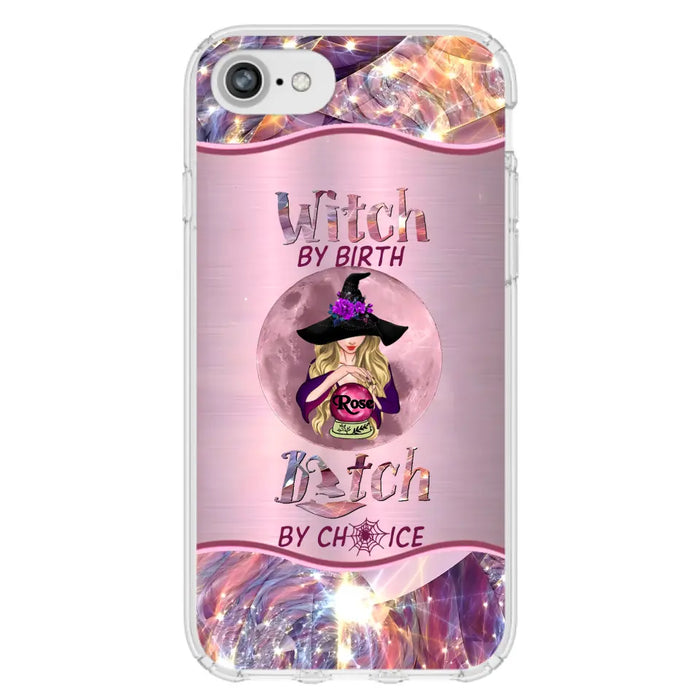 Personalized Witch Phone Case - Halloween Gift Idea For Witch Lovers - Case For iPhone/Samsung  - Witch By Birth Bitch By Choice