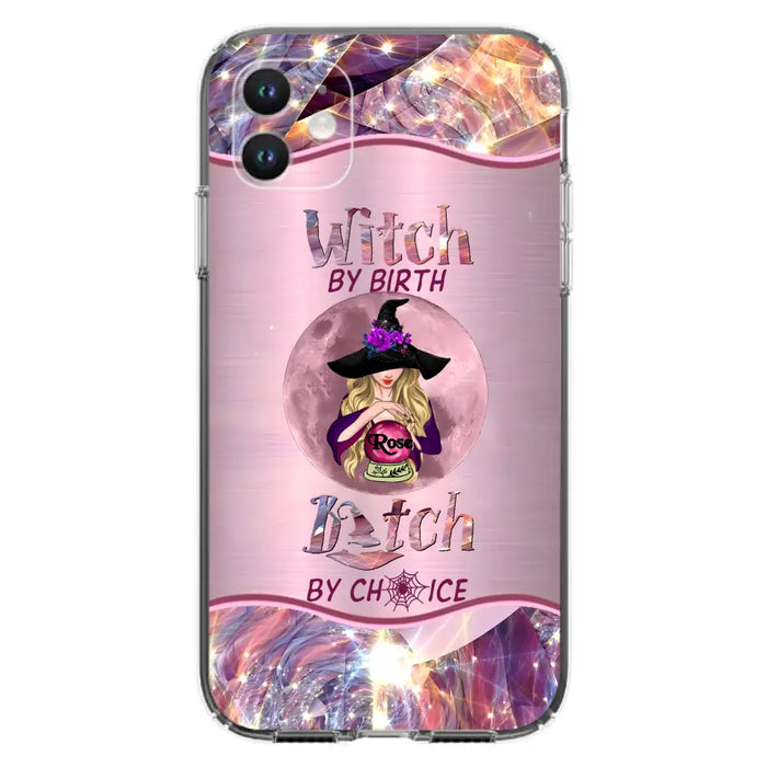 Personalized Witch Phone Case - Halloween Gift Idea For Witch Lovers - Case For iPhone/Samsung  - Witch By Birth Bitch By Choice