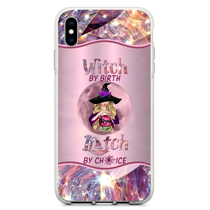 Personalized Witch Phone Case - Halloween Gift Idea For Witch Lovers - Case For iPhone/Samsung  - Witch By Birth Bitch By Choice