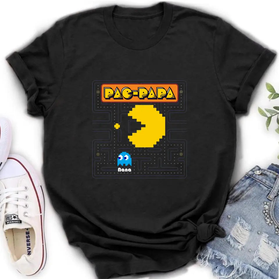Custom Personalized Pac-Dad Shirt/Hoodie - Father's Day Gift Idea For ...