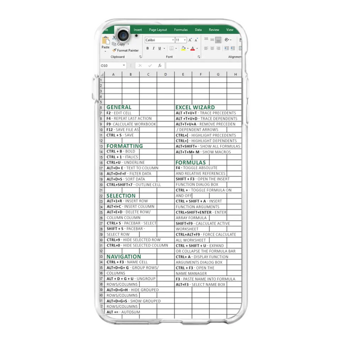 Personalized Excel Phone Case - Gift Idea For Excel Lovers - Cases For iPhone/Samsung