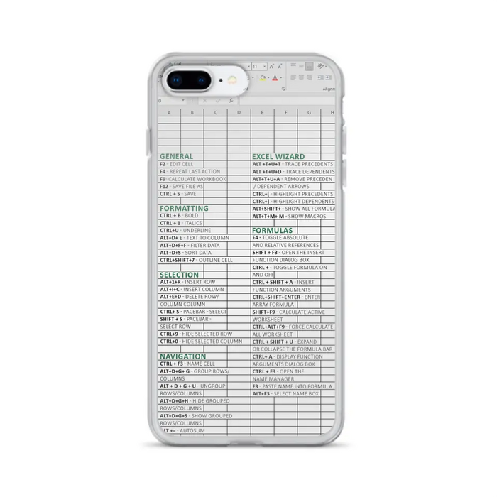 Personalized Excel Phone Case - Gift Idea For Excel Lovers - Cases For iPhone/Samsung