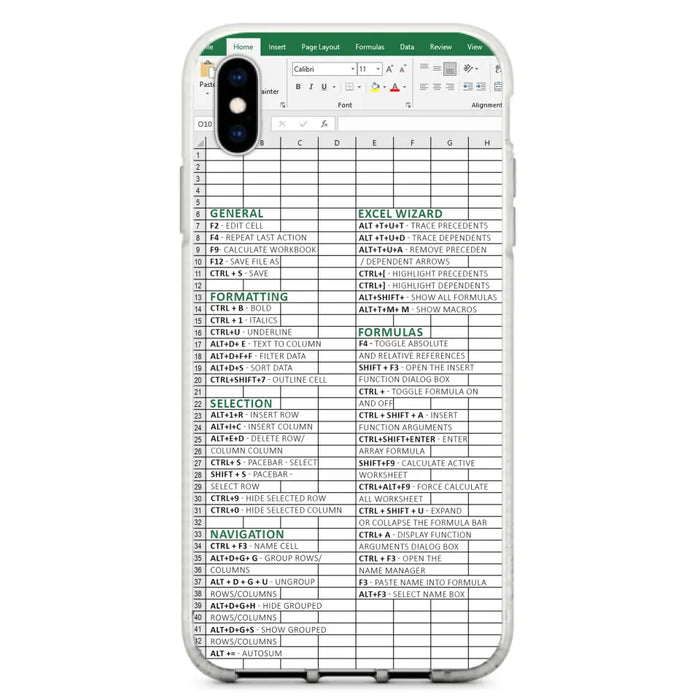 Personalized Excel Phone Case - Gift Idea For Excel Lovers - Cases For iPhone/Samsung