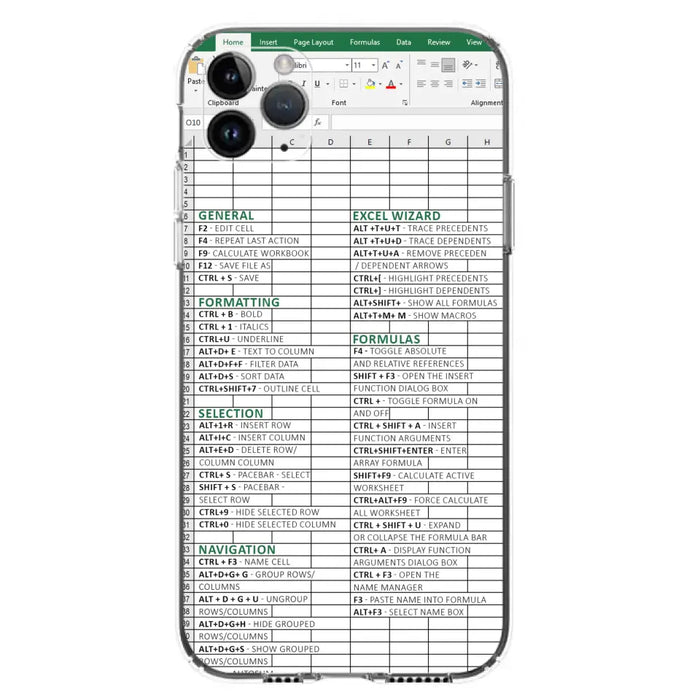 Personalized Excel Phone Case - Gift Idea For Excel Lovers - Cases For iPhone/Samsung