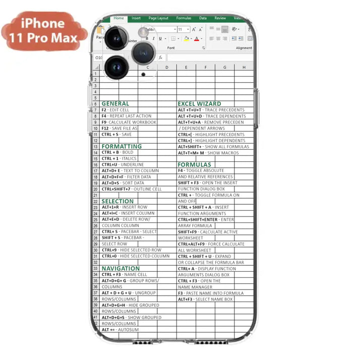 Personalized Excel Phone Case - Gift Idea For Excel Lovers - Cases For iPhone/Samsung