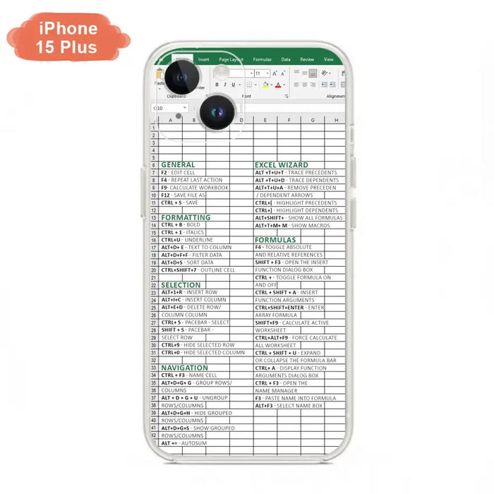 Personalized Excel Phone Case - Gift Idea For Excel Lovers - Cases For iPhone/Samsung