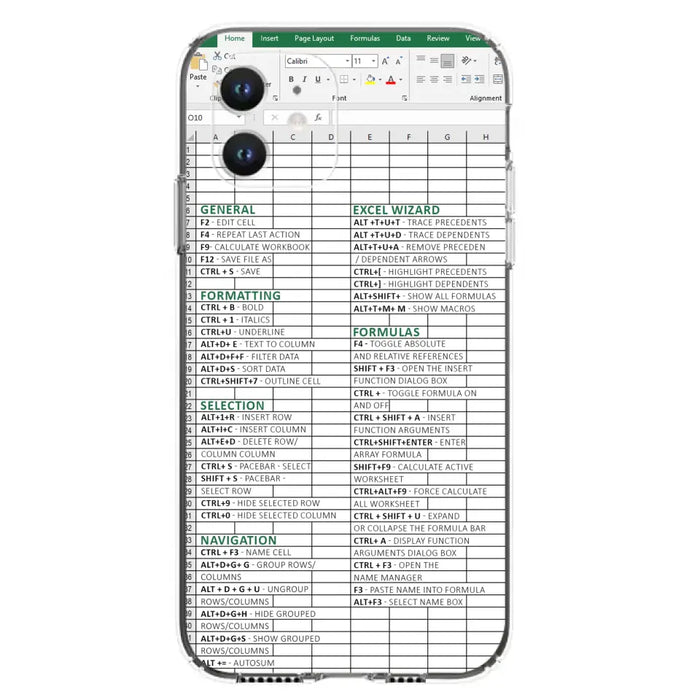 Personalized Excel Phone Case - Gift Idea For Excel Lovers - Cases For iPhone/Samsung