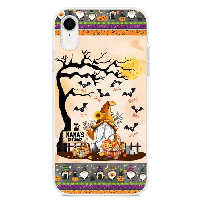 Custom Personalized Boo Grandma Phone Case - Halloween Gift For Grandma - Upto 7 Kids - Case For iPhone/ Samsung