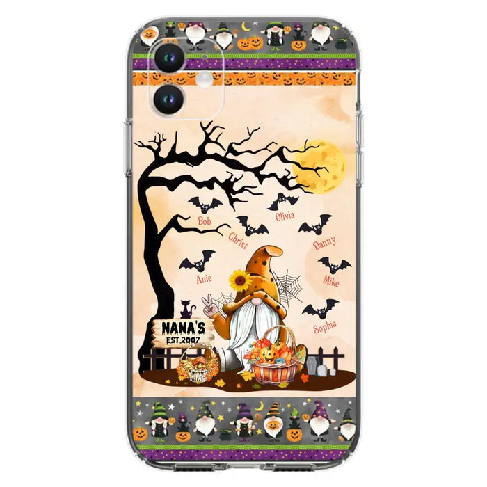 Custom Personalized Boo Grandma Phone Case - Halloween Gift For Grandma - Upto 7 Kids - Case For iPhone/ Samsung