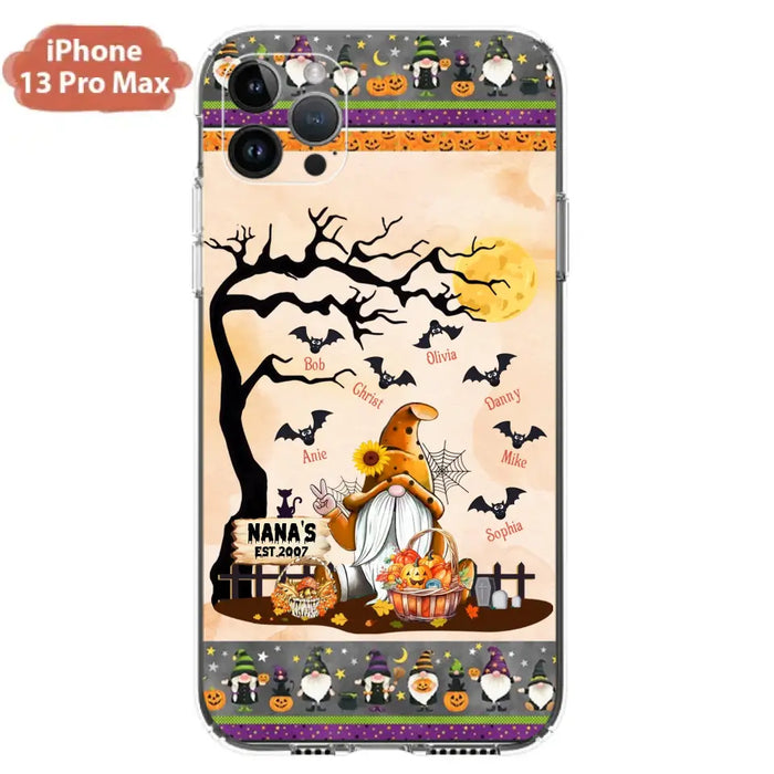 Custom Personalized Boo Grandma Phone Case - Halloween Gift For Grandma - Upto 7 Kids - Case For iPhone/ Samsung