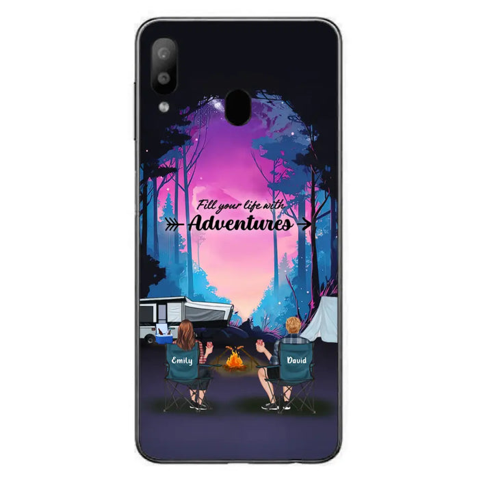 Personalized Camping Phone Case - Full Option - Best Gift For Camping Lovers - Fill Your Life With Adventures - Case For iPhone/Samsung