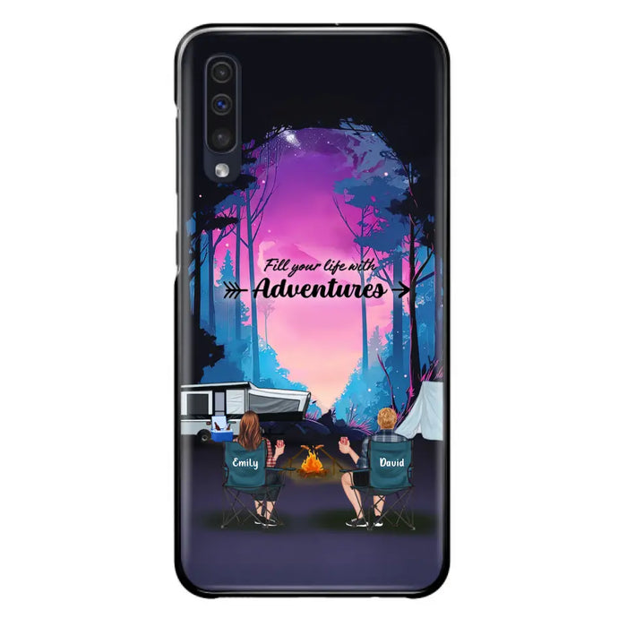 Personalized Camping Phone Case - Full Option - Best Gift For Camping Lovers - Fill Your Life With Adventures - Case For iPhone/Samsung