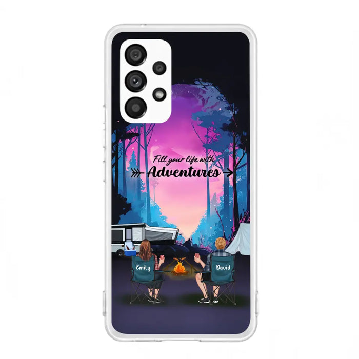 Personalized Camping Phone Case - Full Option - Best Gift For Camping Lovers - Fill Your Life With Adventures - Case For iPhone/Samsung