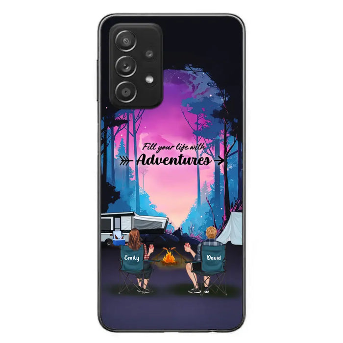 Personalized Camping Phone Case - Full Option - Best Gift For Camping Lovers - Fill Your Life With Adventures - Case For iPhone/Samsung