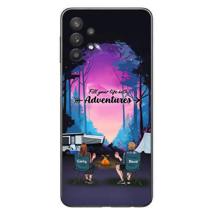 Personalized Camping Phone Case - Full Option - Best Gift For Camping Lovers - Fill Your Life With Adventures - Case For iPhone/Samsung