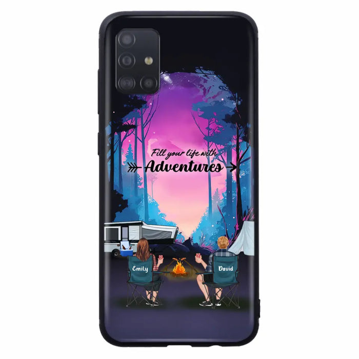 Personalized Camping Phone Case - Full Option - Best Gift For Camping Lovers - Fill Your Life With Adventures - Case For iPhone/Samsung