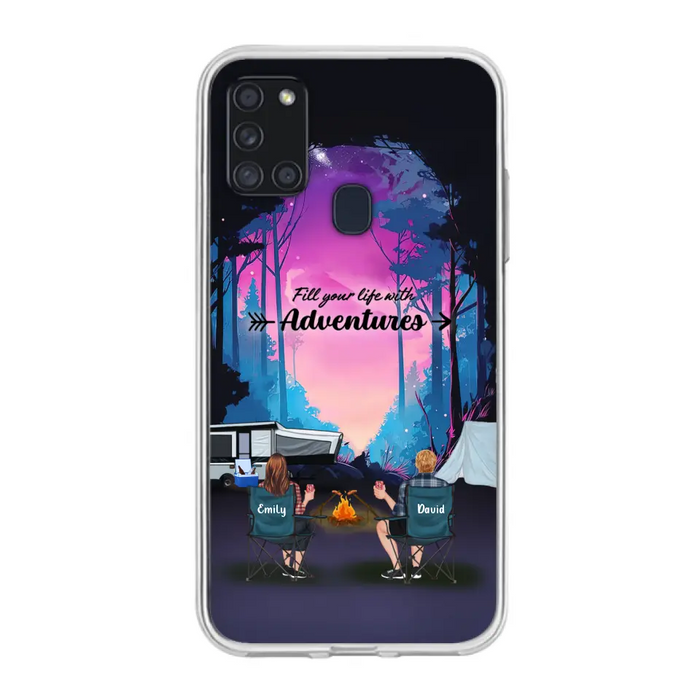 Personalized Camping Phone Case - Full Option - Best Gift For Camping Lovers - Fill Your Life With Adventures - Case For iPhone/Samsung