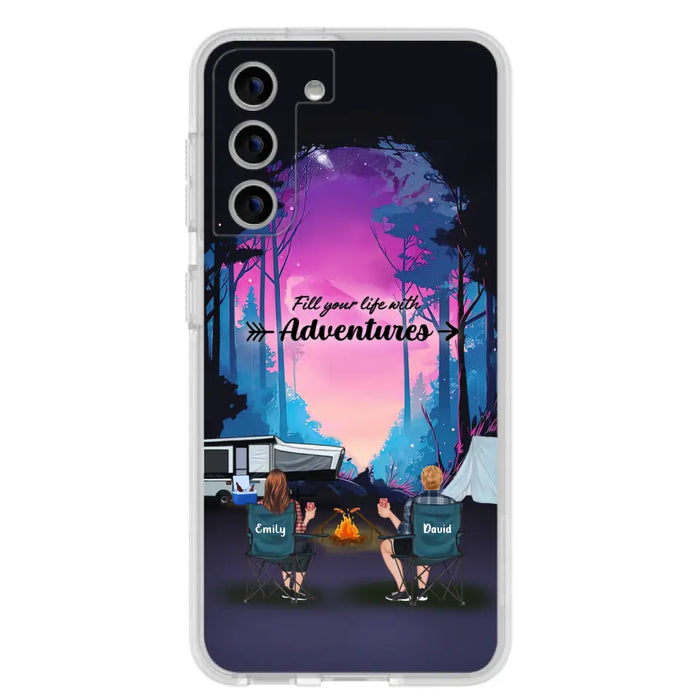 Personalized Camping Phone Case - Full Option - Best Gift For Camping Lovers - Fill Your Life With Adventures - Case For iPhone/Samsung