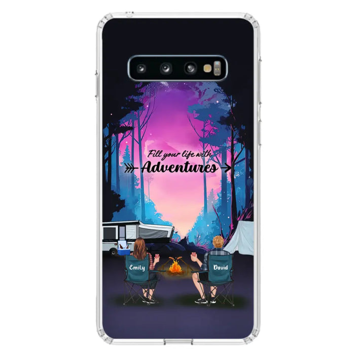 Personalized Camping Phone Case - Full Option - Best Gift For Camping Lovers - Fill Your Life With Adventures - Case For iPhone/Samsung