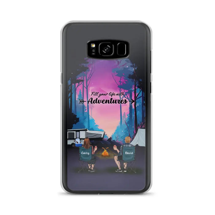 Personalized Camping Phone Case - Full Option - Best Gift For Camping Lovers - Fill Your Life With Adventures - Case For iPhone/Samsung