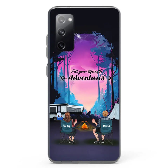 Personalized Camping Phone Case - Full Option - Best Gift For Camping Lovers - Fill Your Life With Adventures - Case For iPhone/Samsung