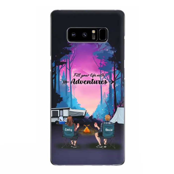 Personalized Camping Phone Case - Full Option - Best Gift For Camping Lovers - Fill Your Life With Adventures - Case For iPhone/Samsung