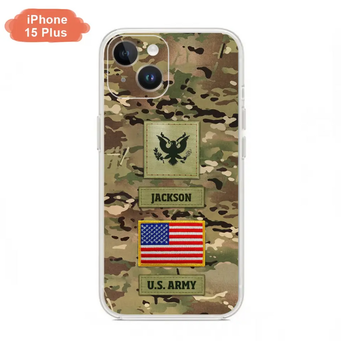 Custom Personalized Veteran Phone Case - Father's Day Gift for Veteran - Case For iPhone/Samsung