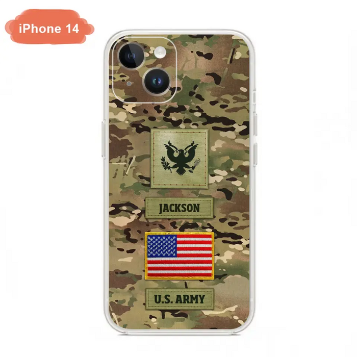 Custom Personalized Veteran Phone Case - Father's Day Gift for Veteran - Case For iPhone/Samsung