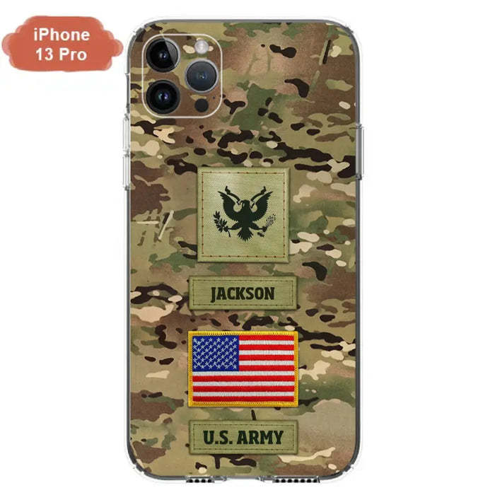 Custom Personalized Veteran Phone Case - Father's Day Gift for Veteran - Case For iPhone/Samsung