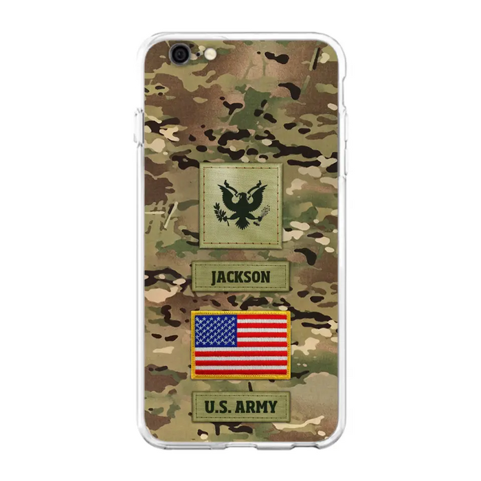 Custom Personalized Veteran Phone Case - Father's Day Gift for Veteran - Case For iPhone/Samsung