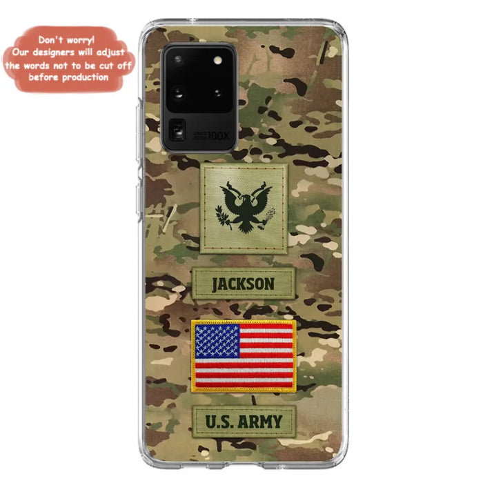 Custom Personalized Veteran Phone Case - Father's Day Gift for Veteran - Case For iPhone/Samsung