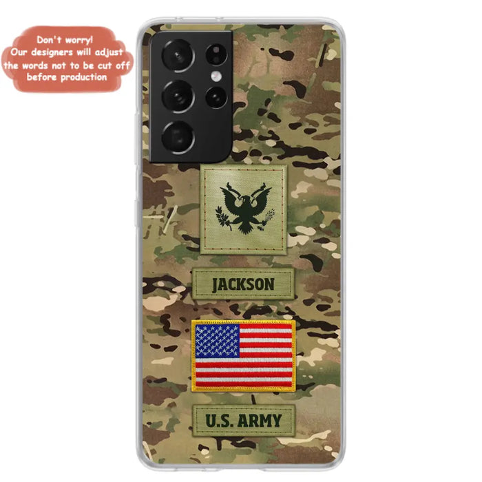 Custom Personalized Veteran Phone Case - Father's Day Gift for Veteran - Case For iPhone/Samsung