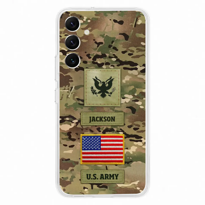 Custom Personalized Veteran Phone Case - Father's Day Gift for Veteran - Case For iPhone/Samsung