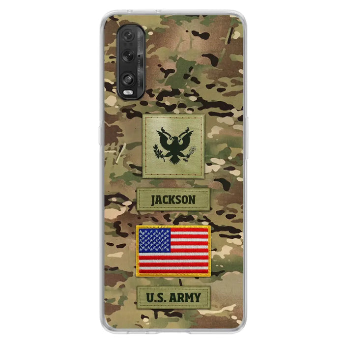 Custom Personalized Veteran Phone Case - Father's Day Gift for Veteran - Case for Xiaomi/Huawei/Oppo