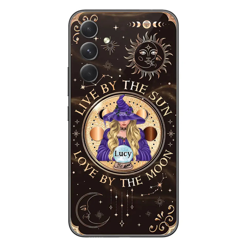 Custom Personalized Witch Phone Case - Halloween Gift Idea For Friend - Only Good May Enter Here - Case for iPhone/Samsung