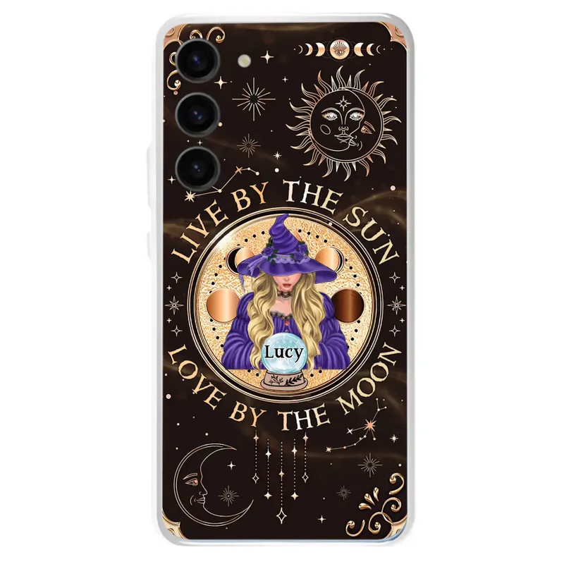 Custom Personalized Witch Phone Case - Halloween Gift Idea For Friend - Only Good May Enter Here - Case for iPhone/Samsung