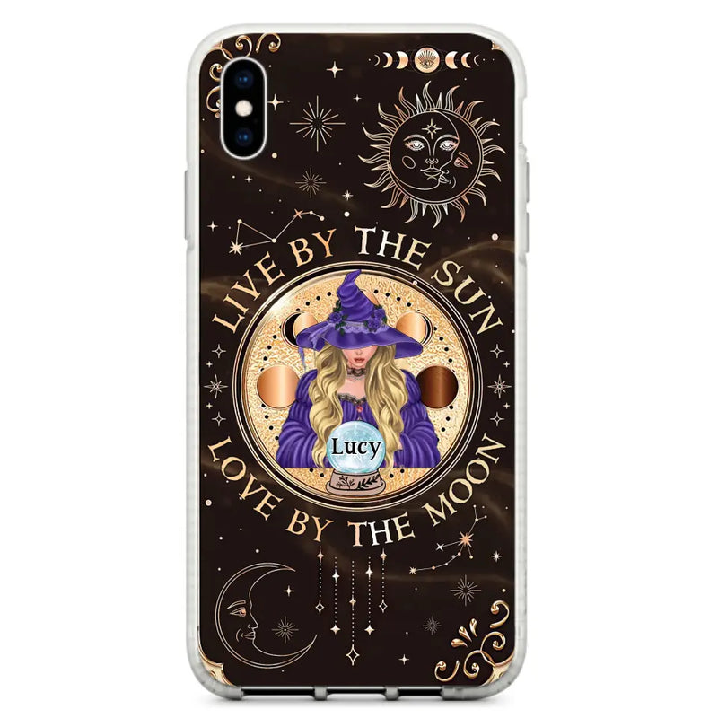 Custom Personalized Witch Phone Case - Halloween Gift Idea For Friend - Only Good May Enter Here - Case for iPhone/Samsung