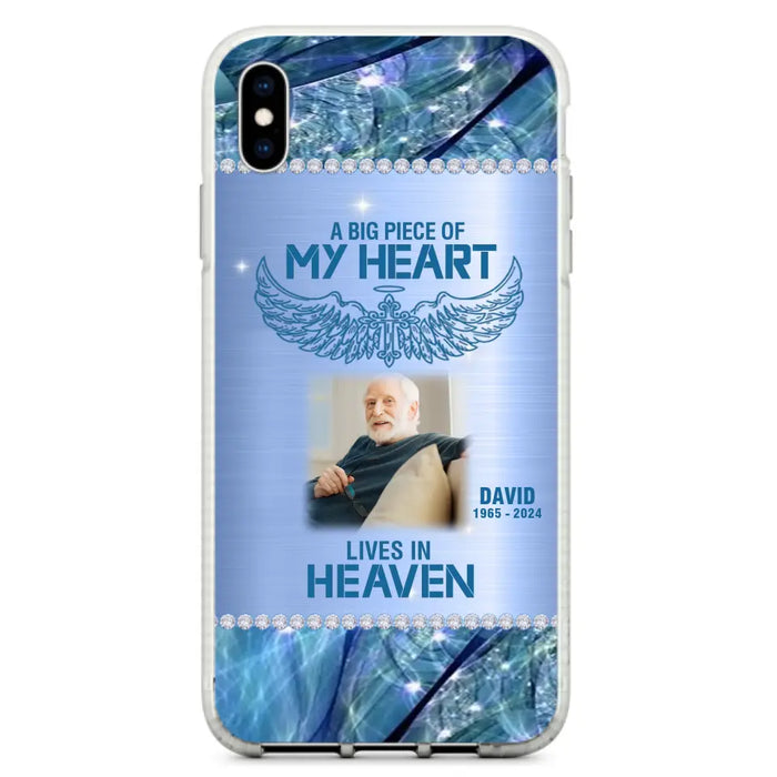 Custom Personalized Memorial Photo Phone Case - Upload Photo - Memorial Gift For Family Member - Never Walk Alone - Case For iPhone/ Samsung