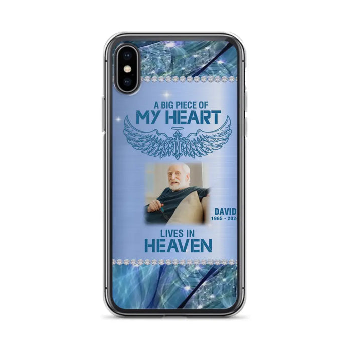 Custom Personalized Memorial Photo Phone Case - Upload Photo - Memorial Gift For Family Member - Never Walk Alone - Case For iPhone/ Samsung