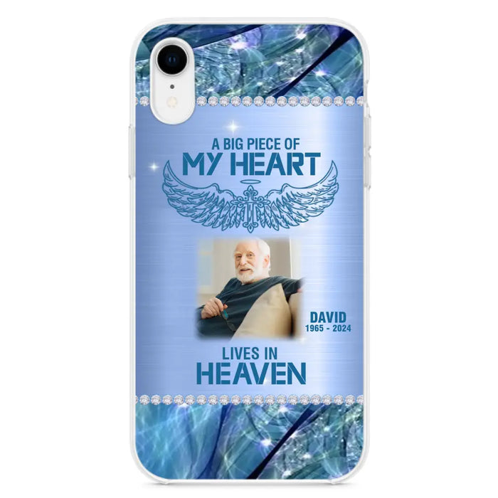 Custom Personalized Memorial Photo Phone Case - Upload Photo - Memorial Gift For Family Member - Never Walk Alone - Case For iPhone/ Samsung