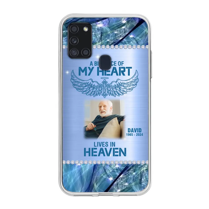 Custom Personalized Memorial Photo Phone Case - Upload Photo - Memorial Gift For Family Member - Never Walk Alone - Case For iPhone/ Samsung