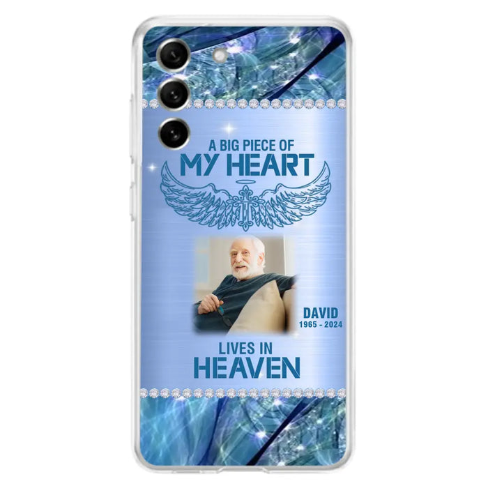 Custom Personalized Memorial Photo Phone Case - Upload Photo - Memorial Gift For Family Member - Never Walk Alone - Case For iPhone/ Samsung