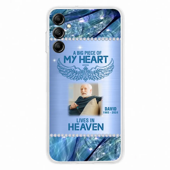 Custom Personalized Memorial Photo Phone Case - Upload Photo - Memorial Gift For Family Member - Never Walk Alone - Case For iPhone/ Samsung