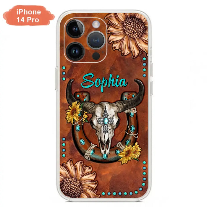 Custom Personalized Cowboy Cowgirl Phone Case - Case For iPhone/ Samsung