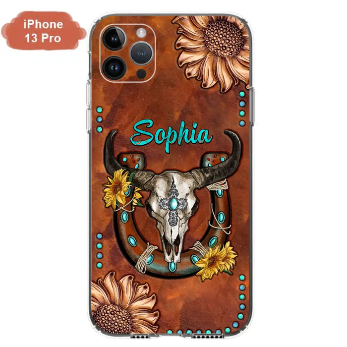 Custom Personalized Cowboy Cowgirl Phone Case - Case For iPhone/ Samsung