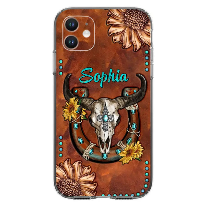 Custom Personalized Cowboy Cowgirl Phone Case - Case For iPhone/ Samsung