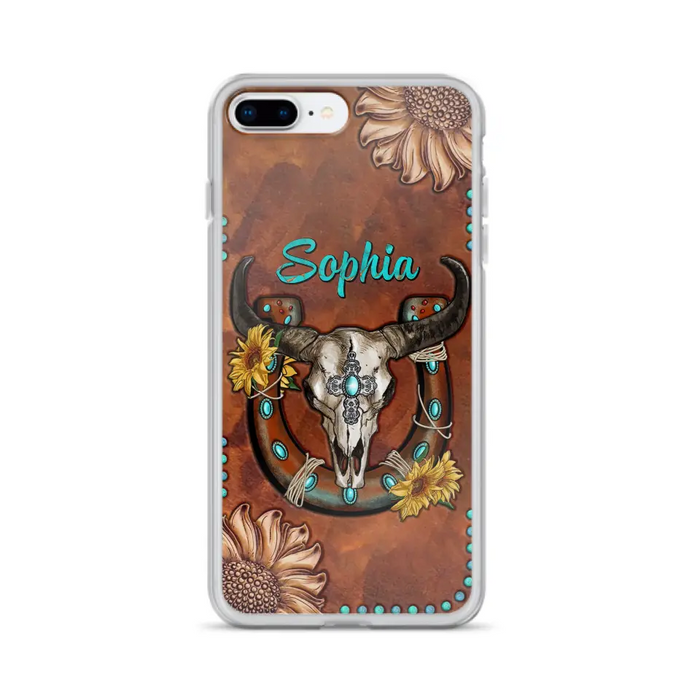 Custom Personalized Cowboy Cowgirl Phone Case - Case For iPhone/ Samsung