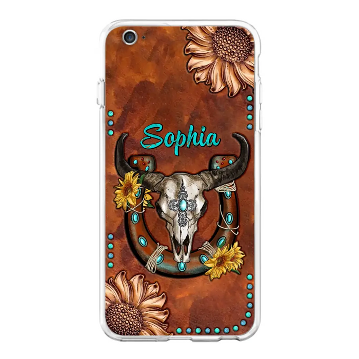 Custom Personalized Cowboy Cowgirl Phone Case - Case For iPhone/ Samsung